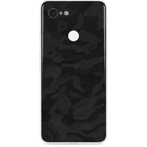 Black Shadow Camo Google Pixel 3 Skin